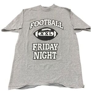 All Sport VTG 90s Football Friday Night Graphic T-Shirt Single Stitch XL USA